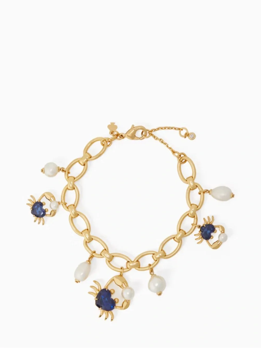 Kate Spade Gold Claws Out Crab Charm Bracelet - Picture 4 of 7